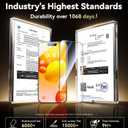 2 x 9H+ Glass for iPhone 15 Pro Max Privacy Screen Protector [Reliable 25 Privacy Protection][Mil-Grade Shatterproof Tempered Glass] Full Coverage Screen Protector for 15 Pro Max, 2 Packs