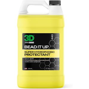 3D Bead It Up Ceramic Coating Booster Spray - Super Hydrophobic Bead Maker - Polymer Paint Protectant & Sealant 1 Gallon (128 Fl Oz (Pack of 1))