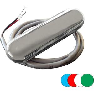 Shadow Caster LED Lighting Courtesy Light w/2' Lead Wire - 316 SS Cover - RGB Multi-Color - 4-Pack