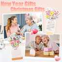 2026 Small Desk Calendar 12 Months Calendar Runs From January 2026 To December 2026 Mini Standing Flip Decorative Monthly Calendar For Home School, Or Office - Floral Pattern (Flower Tree)