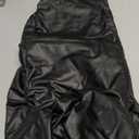 lygooh Waterproof Seat Covers Stretchable Desk Chair Cover Leather Computer Chair Slipcover Removable Washable Rotating Chair Covers for Rotating Office Chair Seat (Black)