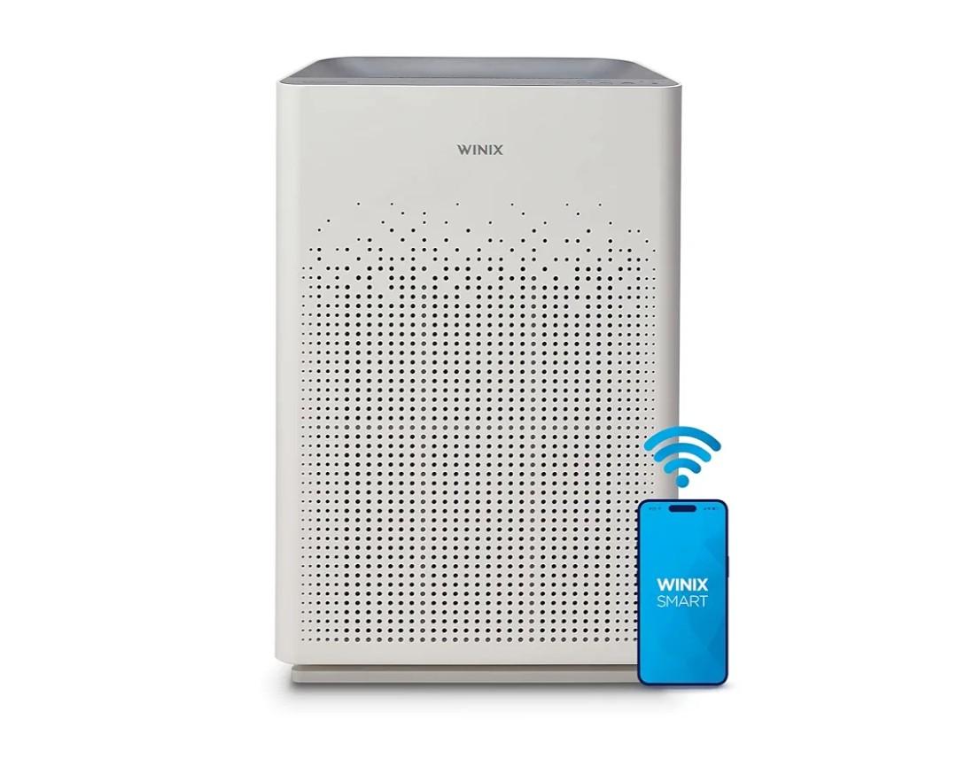 WINIX AM90 Air Purifier for Home Large Room Up to 1740 Ft² in 1 Hr With Air Quality Monitor, True HEPA, Carbon Filter and Auto Mode, Captures Pet Allergies, Smoke, Dust