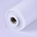 54" by 20 Yards (60 ft) Tulle Fabric Rolls for Wedding Party Baby Shower Decoration Tutu Tulle Bolt DIY Wraping Crafts - White