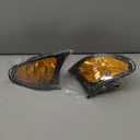 Left+Right Corner Lights Turn Signal Lamps for BMW 3 Series E46 325i 325xi 2002 2003 2004 2005 Yellow Lens, 2 Pieces