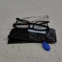 livho High Tech Blue Light Glasses - Advanced Blue Light Blocking Computer Glasses - Screen Fatigue & UV Protection (*B1 Light Black+clear)