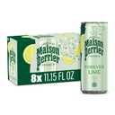 Maison Perrier Forever Lime Flavored Sparkling Water, 11.15 Fl Oz Cans, 8 Count BB: 09/29/27