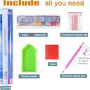 Upigi Sea Animals Diamond Painting Kits for Adults,DIY 5D Diamond Art Kits for Beginners,Round Full Drill Gem Art Crafts Kit for Home Wall Decor 12 x 16 Inch (6 Pack Sea Animals)