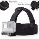 Action Camera Accessories Head Strap Mount Chest Harness Compatible with AKASO EK7000 Brave 4 Brave 7 LE V50X Native/GoPro HERO 13 12 11 10 9 8 7 6 5/VEMONT/Dragon Touch/ODDV/HLS/Apexcam/REMALI