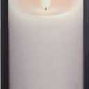 Sterno Home MGT814309WH00 White Wax Pillar with Timer