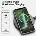 AOTESIER Compatible with iPhone 11 Case, [Food Grade Silicone] Full Body Drop Shockproof Protection with Soft Anti-Scratch Lining Phone Cases for iPhone 11 6.1 inch, Calke Green