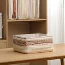 1 Pack Sheet Organizer and Storage, Double Side Clear Hard Shell Window. Expandable Blanket Storage Bag, Large Stackable Closet Storage Bin.