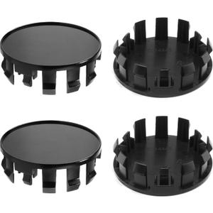 4Pcs Wheel Center Caps for Nissan Titan Armada Wheel Rim Outer 70mm(2.76in) Inner 65mm(2.56in) Black Hub Caps Replacement 40342-EA210