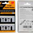 FOXBC 3-1/4 Inch 82mm TCT Carbide Planer Blades Replacement For Makita N1900B, KP0810, XPK01, DeWalt D26676, DW6655, DW680, Bosch 1594 PA1205, Ryobi and most Hand-Held Planer