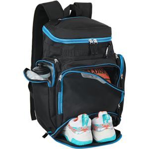 Goloni Basketball Backpack,Large Sports Bag with Ball Compartment & Shoe Compartment for Basketball, Soccer, Volleyball,Gym (Sky blue) Goloni Basketball Backpack,Large Sports Bag with Ball Compartment & Shoe Compartment for Basketball, Soccer, Volleyball,Gym (Sky blue)