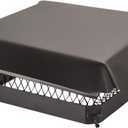 Draft King CBO1515 Bolt On Black Galvanized Steel Single Flue Chimney Cap, 15" x 15"