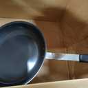 DUMOS 14 Inch Nonstick Frying Pan Heavy-Gauge Aluminum Skillet Black Handle