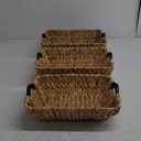 Baskets, Set of 3 for Home, Office, Dorm Room, Living Room, Bedroom, Bathroom, Nursery Storage and Organization (13x9/14x10/15x12inch)
