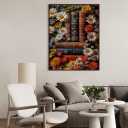 Wildflower Pages Puzzles for Adults 1000 Pieces Puzzle Clearance Vintage Books Challenging Adult Puzzles 1000 Pieces Puzzle Perfect for Game 27.5 x 19.6 inch