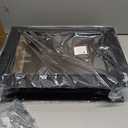 Doggy Door, All Aluminum Dog Door for Wall, Medium Doggie Pet Door, with Closing Panel, 2 Magnetic Flaps Energy Efficient, Wide Telescoping Tunnel for Interior & Exterior Walls, Pet Up to 45Lbs Black