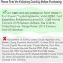 Accmor Car Trash Can with Lid, Mini Auto Dustbin Garbage Organizer Holder 2 Packs, Automotive Storage Container Bin with 60 Pcs Bags for Vehicle, Home, Office