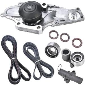 Amazon.com: Nakuuly Timing Belt Kit with Water Pump Compatible with 2003-2018 Honda Accord Crosstour Odyssey Pilot Ridgeline MDX RDX RL TL TSX ZDX Saturn Vue 3.0L 3.5L 3.7L Replaces TKH002 TCKWP329 19200-RDV-J01 : Automotive