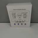 Smart Air Quality Monitor, Indoor Air Quality Meter Detects CO2, PM2.5, PM1.0, TVOC, Temperature and Humidity Detector with Smart App and Intelligent Control