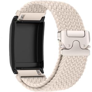 Upgraded Nylon Weaving Strap for Whoop 5.0 & 4.0, Magnetic Clasp with Protective Shell, Breathable Sport Band for Fitness, Running, Sleep (starlight)