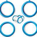 AR-PRO Pool Cleaner Front Tire and Rear Tire Combo Kit, Compatible with Poolvergnuegen Super Hump 896584000-143 and 896584000-082 (2-Pack Front & 2-Pack Rear)