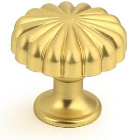 Probrico 10 Pack Gold Cabinet Knobs Vintage Drawer Knobs Zinc Alloy Cabinet Hardware for Kitchen Cupboard Dresser and Wardrobe