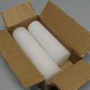 3-Pack White Pillar Candles Bulk Set - 2x3, 2x4, 2x6 Inch Unscented Dripless Pillar Candles for Weddings, Home Decor & Centerpieces - Clean Burning Smokeless Decorative Candles