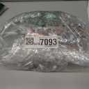 Aweyka 42 Pcs Christmas Fillable Clear Bulbs Ornaments Christmas Booze Balls Plastic Hanging Light Bulb Ornaments with Screw Off Cap and Stickers for DIY Crafts Candy Home Xmas Tree Party Decoration