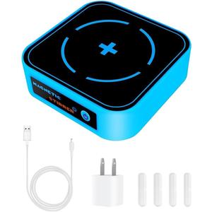 Mini Magnetic Stirrer,3000RPM Magnetic Stir Plate, Mixer Lab Stirrers,2000ml,Brushless DC Motor and 5 Gears Speed US Plug, Blue