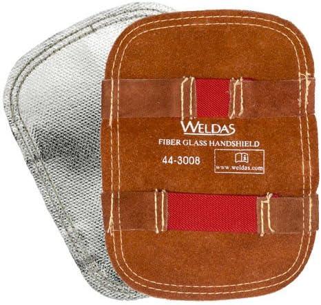 Weldas Aluminized Back Hand Pad with Kevlar Stitching - Heat Deflector