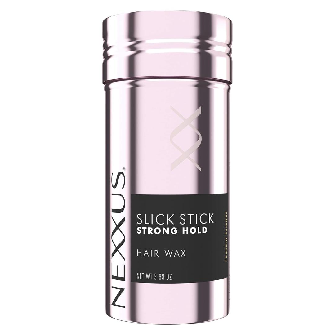 Nexxus Strong Hold Hair Wax Slick Stick for Slicked-Back Look with StyleProtect Technology 2.33 oz