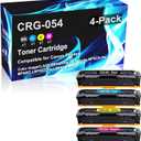 4 Pack (BK+C+Y+M) Compatible High Yield CRG054 | 054 | CRG-054 Toner Cartridge use for Canon imageCLASS MF642cdw MF644cdw MF622cdw MF640C LBP622Cdw LBP620 Laser Printer Toner Cartridge