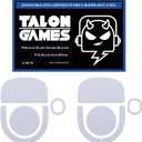 2Sets of TALONGAMES Rounded Curved Edges Mouse Feet Skates Compatible with Logitech G PRO X Superlight 2 DEX Wireless Gaming Mouse Feet Replacement,0.8mm,Pure PTFE Material Super Smooth Glide Pads