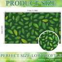 Drydiet 11.8 x 6.6 ft Classroom Rug Elementary Daycare Larg Rug Green Leaf
