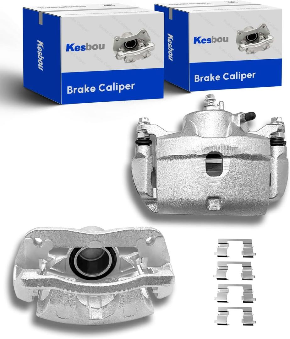 Brake Caliper Set Compatible With Honda Civic 2013-2020,Accord 2003-2017,Acura ILX 2013-2015 with 2PCS Left & Right- Front Side