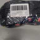 LeIsfIt Womens Slippers Adjustable Diabetic Slippers Wide Soft Arthritis Edema House Shoes Warm Fuzzy Slipper Socks with Rubber Sole (5.5-6.5, Navyflower)