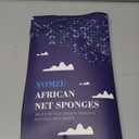 African Net Sponge Exfoliating Bath Sponge Scrubbing Long Rag Wash Shower Body Scrubber - 6 Pieces