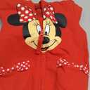 Disney FREEZE Girls 2-6X Minnie Polka Dot Bow Toddler Hoodie, Red, 4T