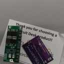 10-15V Input to 7.4V 2S Li-ion Battery Charger Module and 20A BMS Combo Pack for Multi Stage Safe Battery Charging with Battery Protection