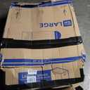 Drive Medical Nitro Sprint Foldable Rollator Walker with Seat, Standard Height Lightweight Rollator with Large Wheels, Folding Rolling Walker, Walker Rollator with Seat, Blue