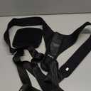 KARM Plus Size Posture Corrector for Women & Men - 3X Big and Tall Posture Corrector - Upper Back Brace for Hunchback, Clavicle Support - Fits Up To XXXL (Pack of 1), Black)