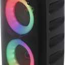 Portable Bluetooth Karaoke Machine, 1 Bluetooth Microphone Speaker with Disco Light, AUX, Microphone, USB, TF, Mic, TWS, for Party