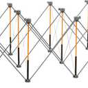 BORA Centipede Portable Workbench - Folding Work Table for Garage, Collapsible Work Bench with 4500lb Capacity, 48 x 72 in Work Support Sawhorse with Quick Clamps & Carry Bag CK12S