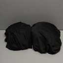 6 Pack Black Spandex Tablecloths for 6 Foot Rectangle Tables, Wrinkle Free Fitted Table Cloths 8ft Stretchy Table Cloth Cover with Skirt for Parties Weddings Birthday Banquet Baby Shower