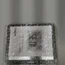 Atomic Digital Wall Clock Battery Operated with Backlight, Desk Clocks with Indoor Temperature & Humidity, 8.5" Small Alarm Clock with Date and Day of Week for Bedrooms, Living Room, Auto DST, Black