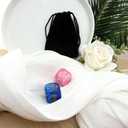 10 x Romantic Naughty Dice Set for Adults Couple Funny Dice Couples Game for Anniversary Valentines Wedding Gift,Couple Game Choices,36 Ways to Play (Pink+Blue)