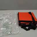 musbus Pizza Carrier Insulated Bags Large for Deliveries, Insulated Pizza Carrier Delivery Bag 20x20 Food Bag for Personal and Professional Use (20W x 20D x 6H, Red)